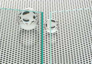 クリアレックスとプレート板ガラスの比較